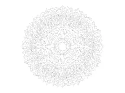 Abstract star 3D model