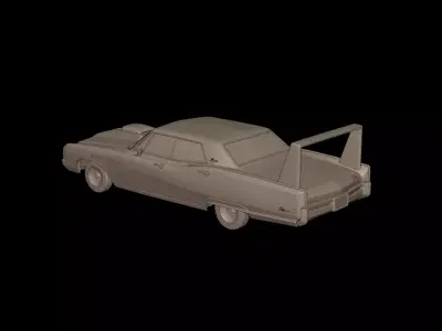 custom buick electra 225 1968 four doors 3d print model 3D print model