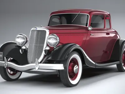 F1934 Coupe  3D model