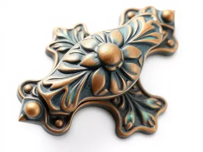 Antique Bronze Ornament model pack Low-poly 3D model