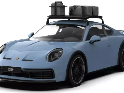 Porsche 911 Dakar 2023 3D model