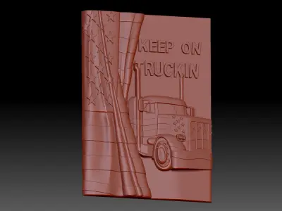 Keep on truckin 3D print model