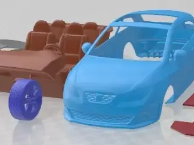 Seat Ibiza Cupra 2010 Printable Car  3D print model