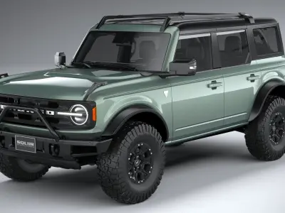 Bronco First Edition 4-door 2021 3D model
