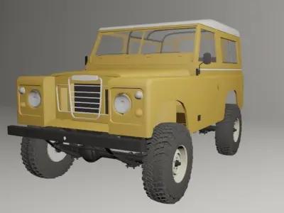 Land Rover Serie 3  3D model