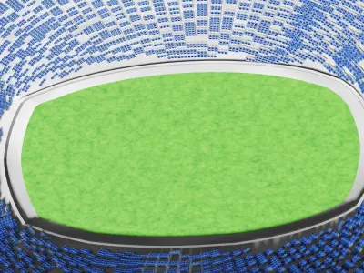 Football or Soccer Stadium Low-poly 3D model