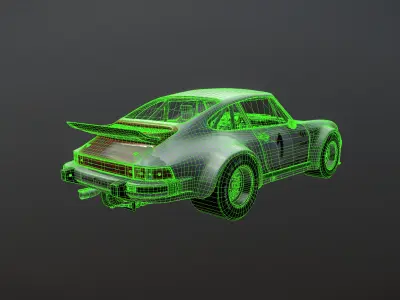 Porsche 934 RSR 3D model