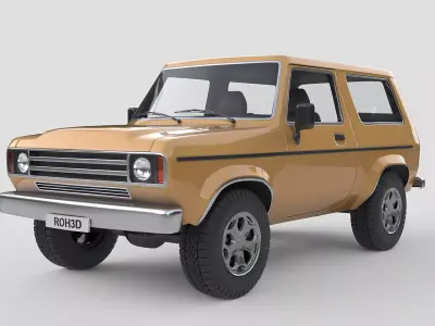 Generic SUV Car 1987 3D model
