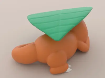 Abandoned Charmander - Pokemon 3D Print Model 3D print model