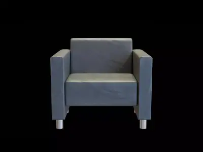 Granada Sofa 04 Low-poly 3D model