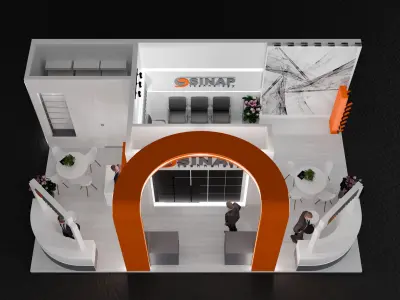 sinap exhibition 3D model