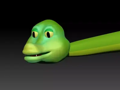 Snake Cartoon 3D model purchase