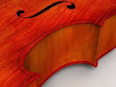 Realistic Cello 3D model