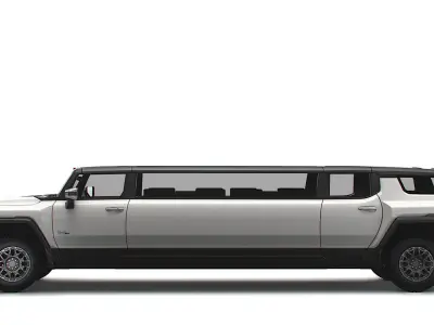 GMC Hummer EV SUV Limousine 2024 3D model