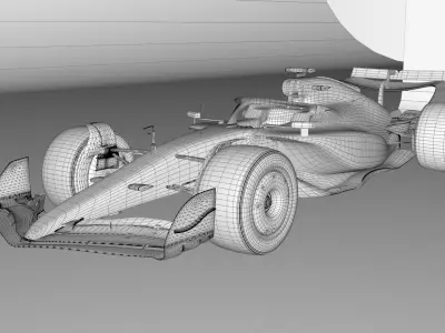 F1 RedBull RB-21 2025 Low-poly 3D model
