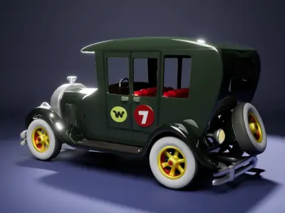 The Ant hill mob car 3D print model