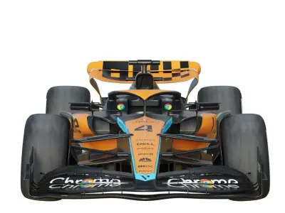 F1 McLaren MCL60 2023 3D model
