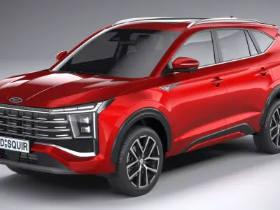 JAC JS8 PRO 2026 3D model