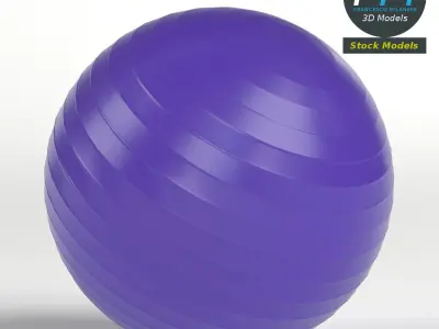 Fitball exercise ball 3D model