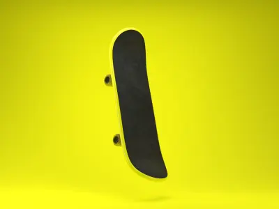 Kids Skateboard Free 3D model