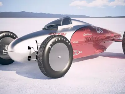 So-Cal Belly Tank Bonneville 3D model