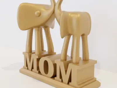 mom love decor 3D print model