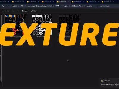 HC Sparta Praha logo - Cinematic - 3D print 3D model