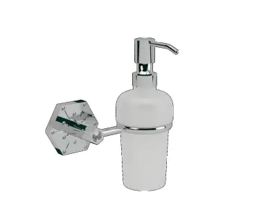 Orchid Diamond Liquid Soap Dish 3D model
