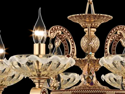 MD 89363-8-2 Osgona Chandelier 3D model