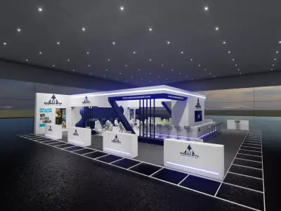 15x15 Stand Design Free 3D model