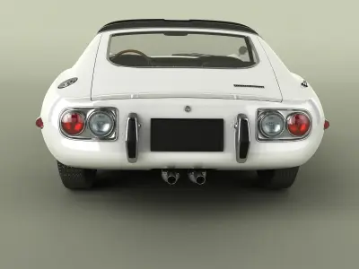 Toyota 2000GT Targa 3D model