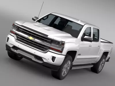 Chevrolet Silverado High Country ShB 2016 3D model