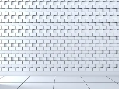 3d Wall panel Low-poly 3D model 5
