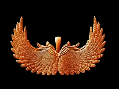 Feather Wings Pendant 3D print model