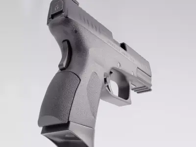 Pistol Low-poly 3D model