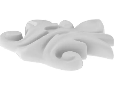 Cartouche Ornament 026  3D model