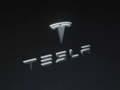 Tesla Logo 3D model