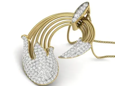 Women Pendant 3D print model