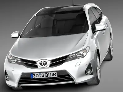 Toyota Auris Touring Sports 2013 3D model