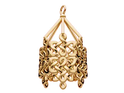 Celtic Knot hanging Decoration 3D print model