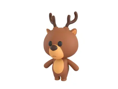 Character024 Deer 3D model