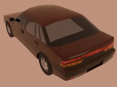 Daewoo Espero Low-poly 3D model