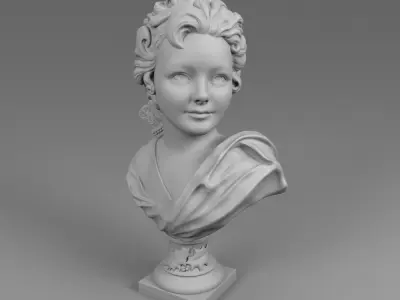 Bust of Cupid  3D print model