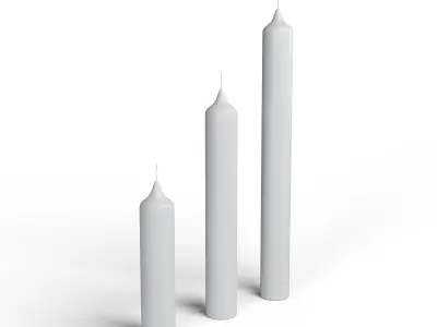 Candle Stick Set 3D model