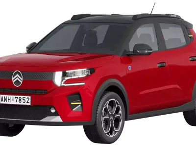 Citroen e-C3 2024 3D model