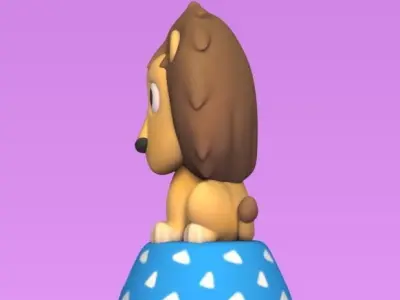 Lion Circus 3D print model