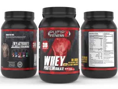 Protein Powder 3D model 194