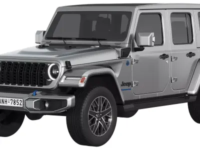 Jeep Wrangler 4xe 2024 3D model