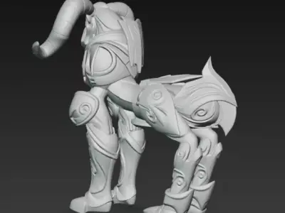 Saint Seiya Aries Armor 3D print model