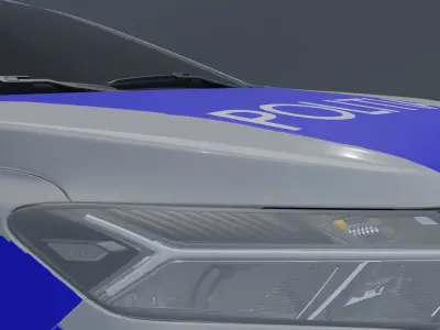 Dacia Logan 2021 PolicCar 3D model